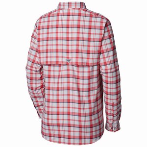 Columbia PFG Super Bahama™ Långärmad Tröja Dam Vita/Rosa (ZSVJY0562)